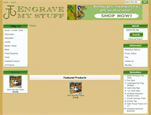 Tablet Screenshot of engravemystuff.com